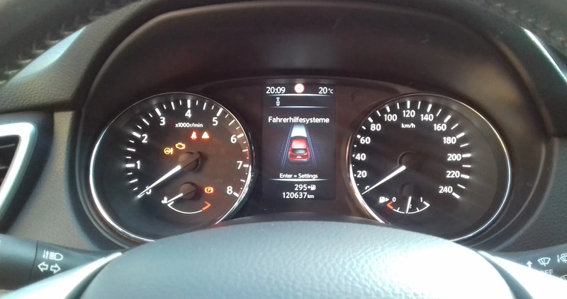 Nissan Qashqai cena 51990 przebieg: 120000, rok produkcji 2015 z Błaszki małe 254